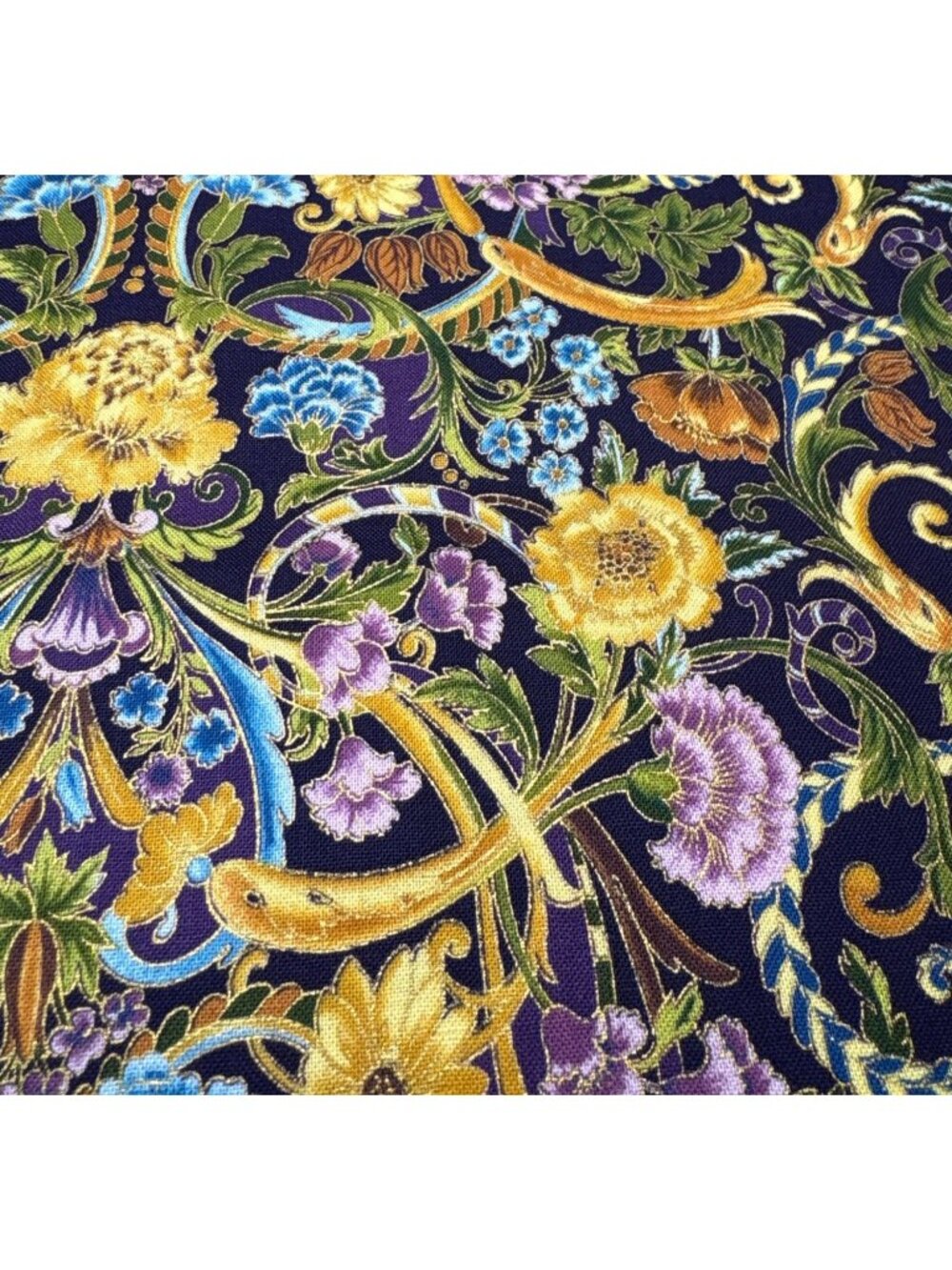 Tuscan Wildflower Cotton Fabric 1/2 yard x 44" by Robert Kaufman